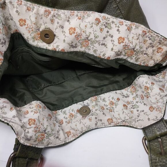 Green Faux Leather Shoulder Bag - Picture 10 of 12